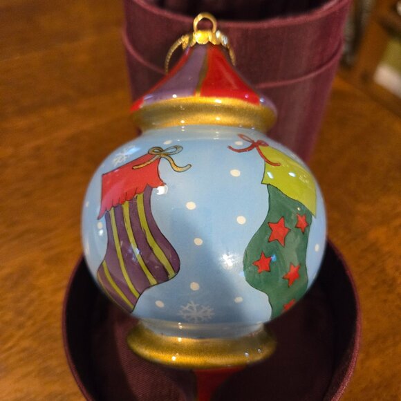 Pier 1 Li Bien Christmas Stockings Ornament - Picture 2 of 11